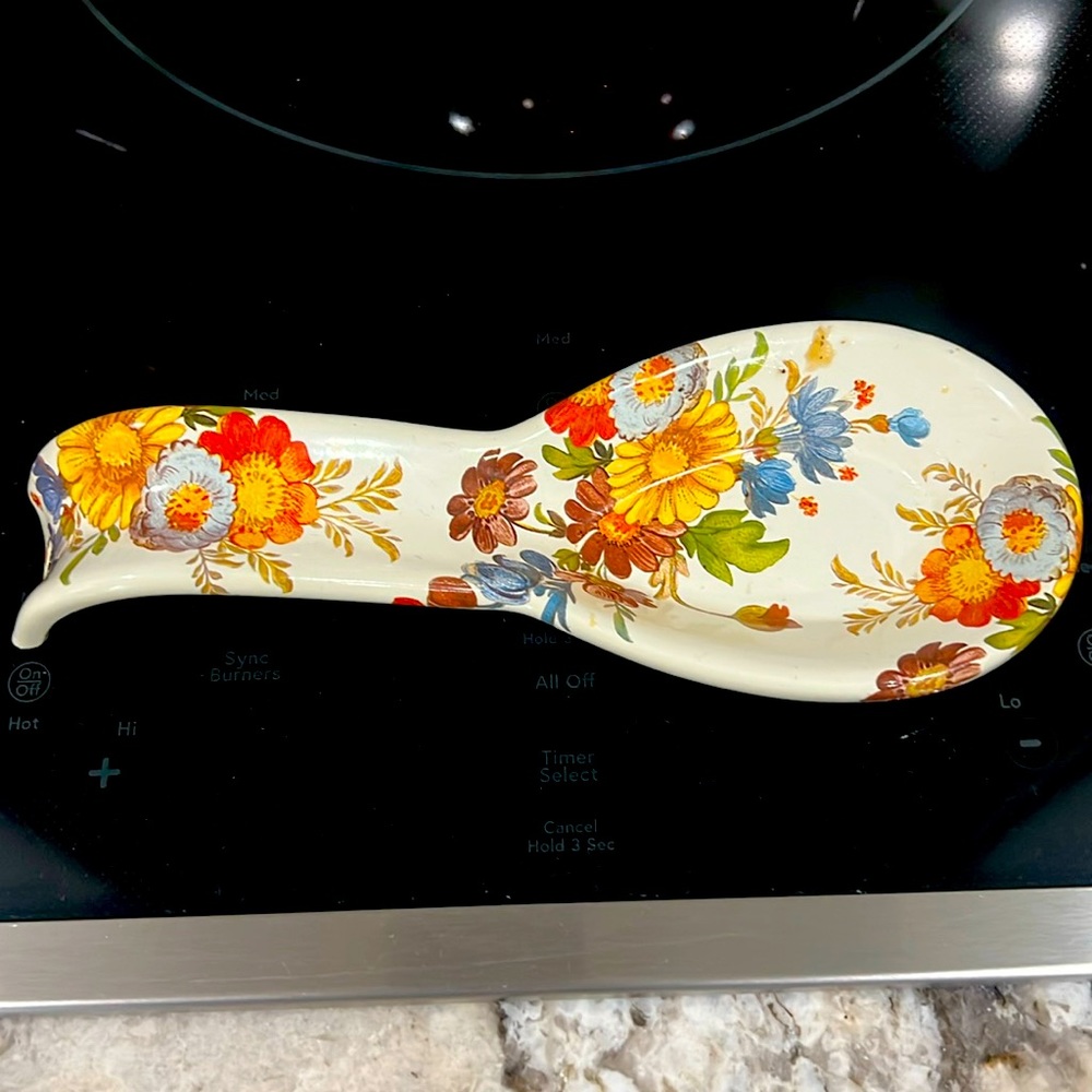McKenzie Childs spoon holder flower market
